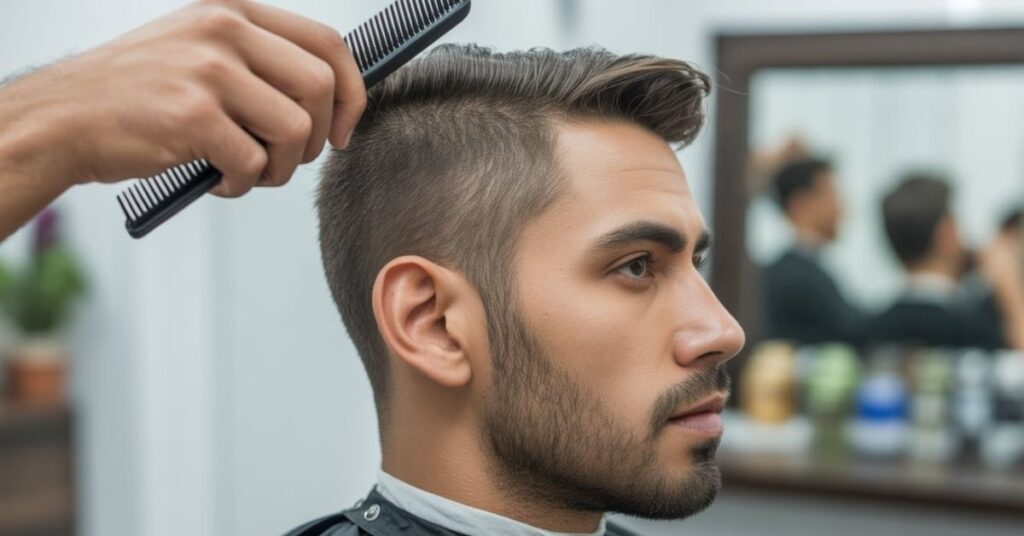thin hair haircut men