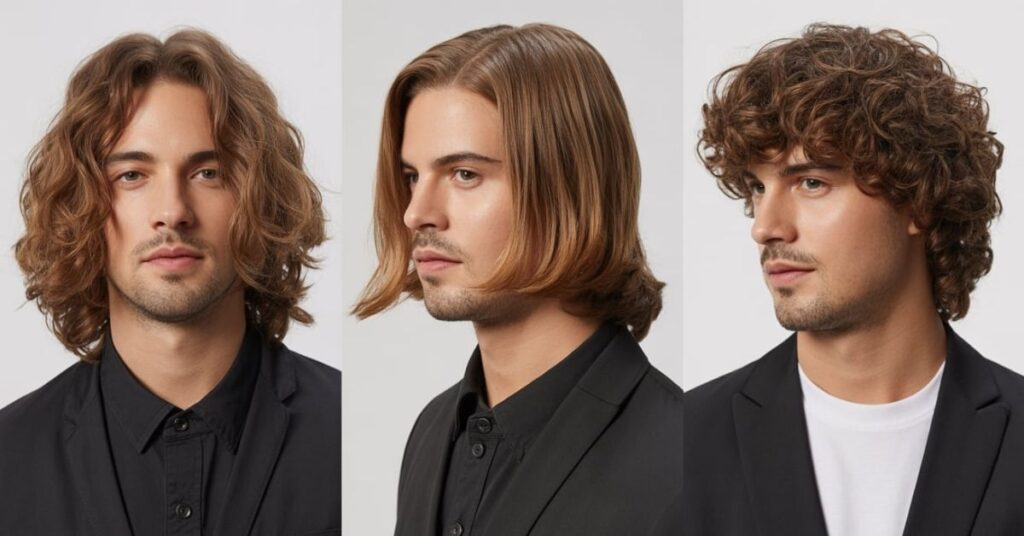 oval face shape haircuts men