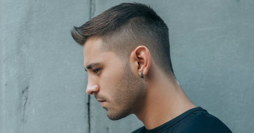 short undercut haircut men