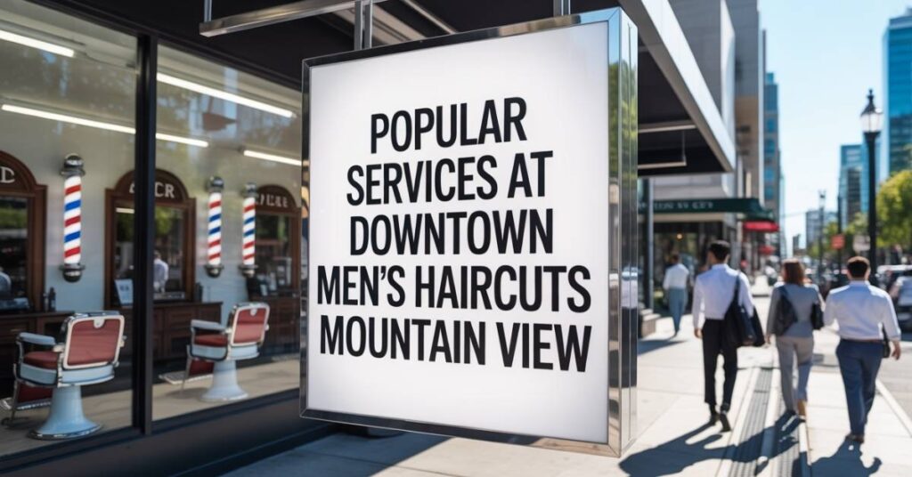 downtown men's haircuts mountain view
