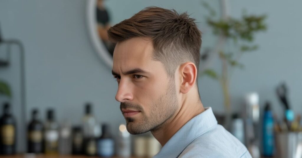 thin hair haircut men