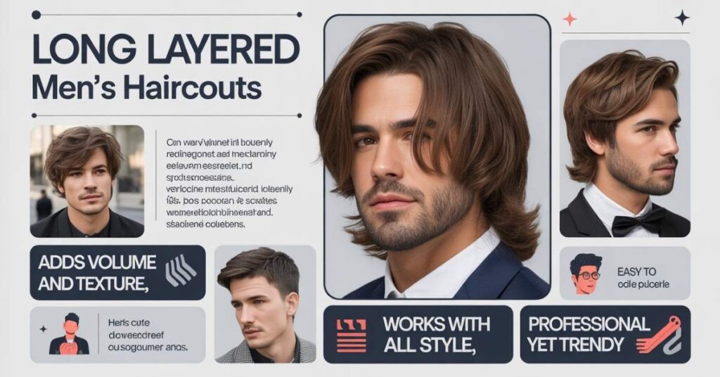 long layered men's haircut