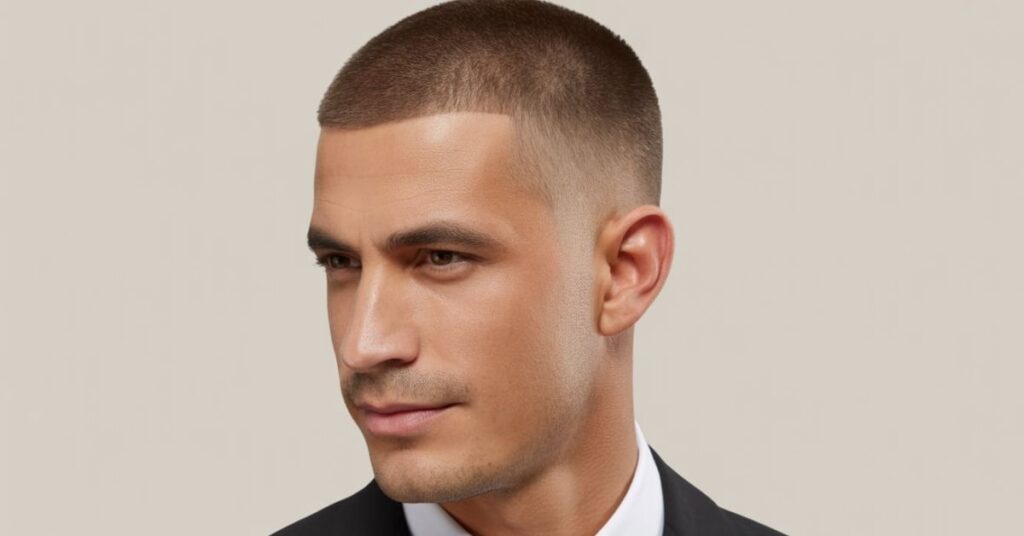 men crew cut haircut
