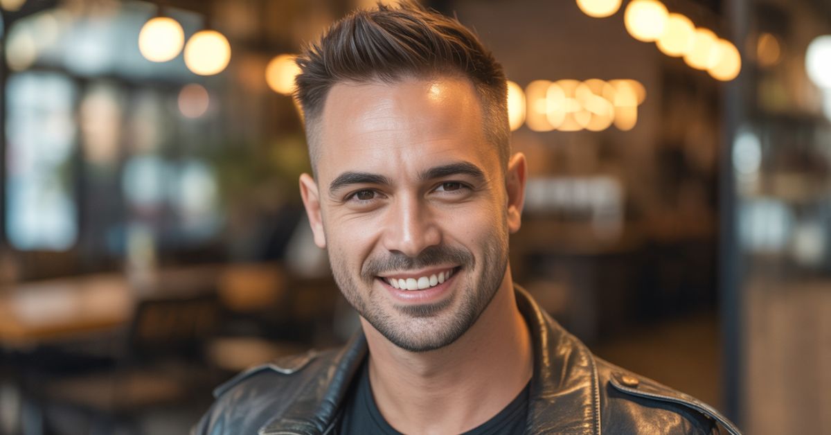 haircuts for men with big foreheads