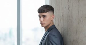 French crop haircut men