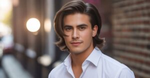 shoulder length haircuts for men