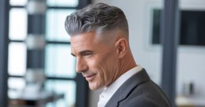 men's haircuts gray