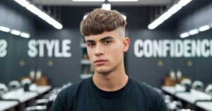 two block haircut men