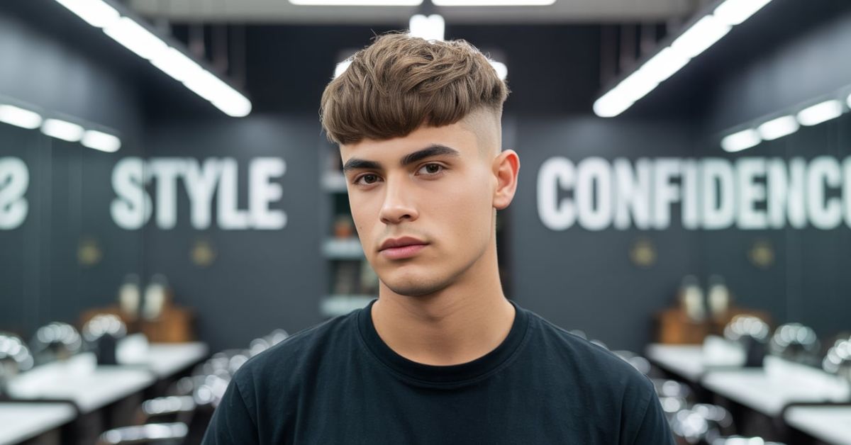 two block haircut men