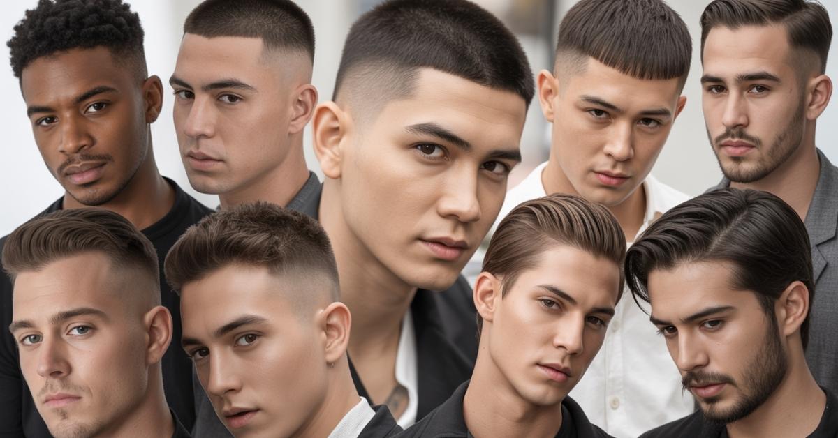 men's haircuts for receding hair