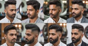 Indian men's haircut