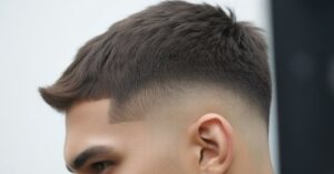 men's haircut high fade