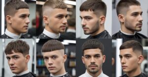 Caesar haircut men