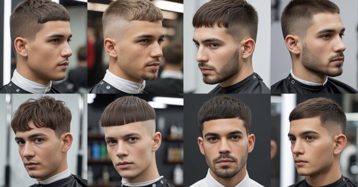 Caesar haircut men