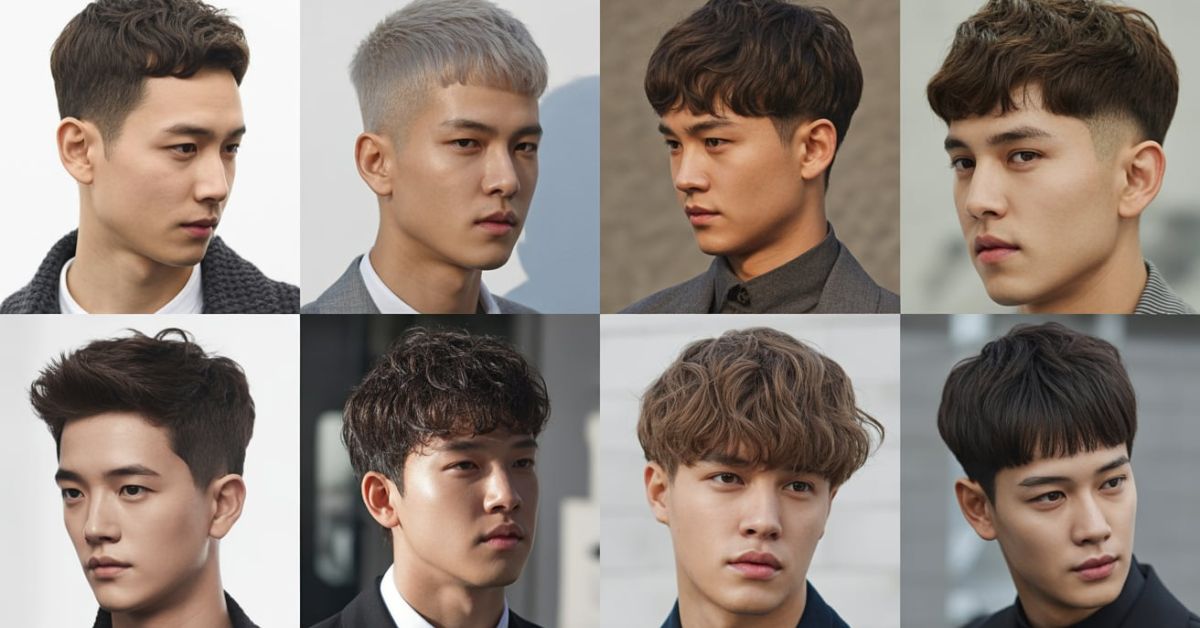 Korean men haircut