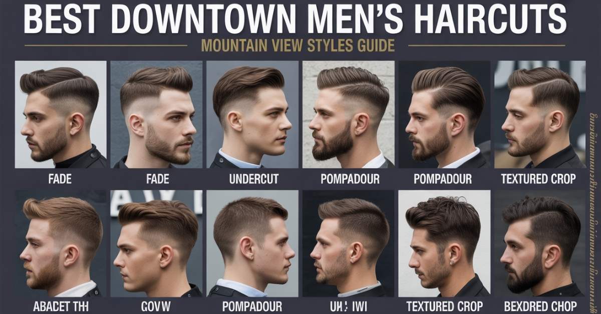 downtown men's haircuts mountain view