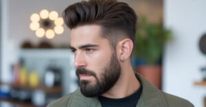 men's haircuts long on top