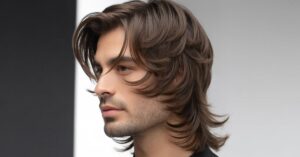 long layered men's haircut