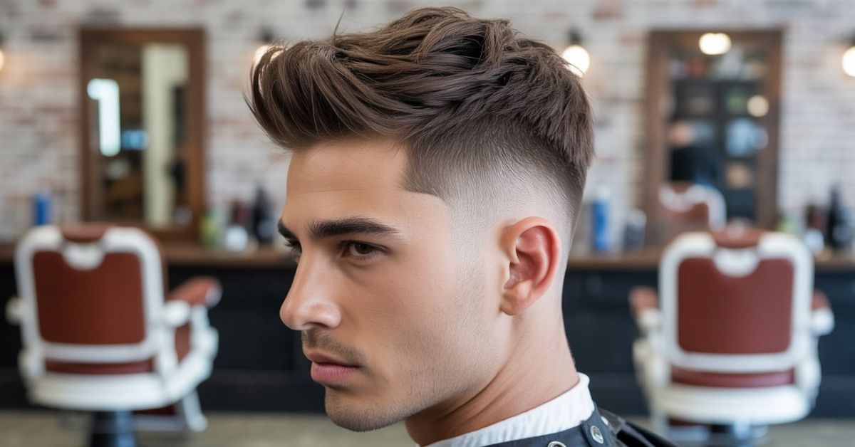 short undercut haircut men